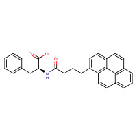 199612-75-4 N-(1-L-Phenylalanine)-4-(1-pyrene)butyramide chemical structure