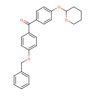 176671-74-2 [4-(Phenylmethoxy)phenyl][4-[(tetrahydro-2H-pyran-2-yl)oxy]phenyl]-methanone chemical structure