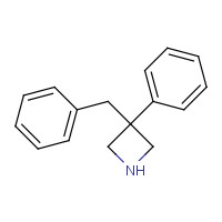 7215-25-0 3-Phenyl-3-(phenylmethyl)azetidine chemical structure