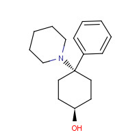 78165-07-8 rac trans-4-Phenyl-4-(1-piperidinyl)cyclohexanol chemical structure