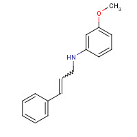 1076199-32-0 N-(3-Phenyl-2-propenyl)-3-methoxyaniline chemical structure