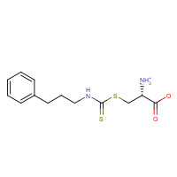 137915-13-0 S-[N-(3-Phenylpropyl)(thiocarbamoyl)]-L-cysteine chemical structure