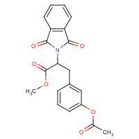 1076199-33-1 2-Phthalimidyl-3-(3'-acetoxyphenyl)propionic Acid Methyl Ester chemical structure