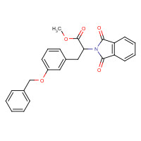 1076199-34-2 2-Phthalimidyl-3-(3'-benzoxyphenyl)propionic Acid Methyl Ester chemical structure