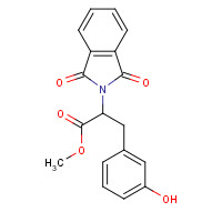 1076199-35-3 2-Phthalimidyl-3-(3'-hydroxyphenyl)propionic Acid Methyl Ester chemical structure