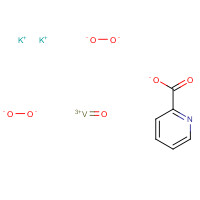 68782-46-7 Potassium Bisperoxo(pyridine-2-carboxylato)oxovanadate chemical structure