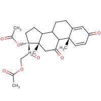 6677-19-6 Prednisone 17, 21-Diacetate chemical structure