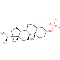 4080-06-2 (3b,20S)-Pregn-5-ene-3,17,20-triol Sulfate chemical structure