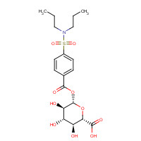 34017-15-7 Probenecid Acyl b-D-Glucuronide chemical structure