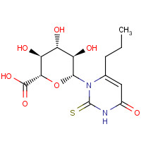 33987-24-5 Propylthiouracil N-b-D-Glucuronide chemical structure