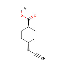 250682-81-6 trans-4-(2-Propynyl)cyclohexanecarboxylic Acid Methyl Ester chemical structure