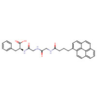 228414-53-7 N-4-(1-Pyrene)butyroylglycylglycyl-L-phenylalanine chemical structure