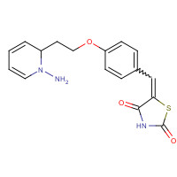 643764-88-9 5-[4-[N-(2-Pyridylamino)ethoxy]benzylidene]thiazolidine-2,4-dione chemical structure