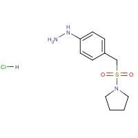 334981-11-2 4-(1-Pyrrolidinylsulforylmenthyl)phenylhydrazine Hydrochloride chemical structure