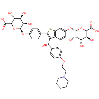 182507-20-6 Raloxifene 6,4'-Bis-b-D-glucuronide chemical structure