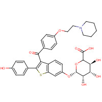 174264-50-7 Raloxifene 6-Glucuronide chemical structure