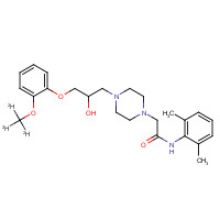 1054624-77-9 Ranolazine-d3 chemical structure