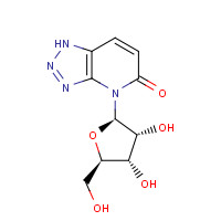 59892-40-9 4-(b-D-Ribofuranosyl)-vic-triazolo[4,5-b]pyridin-5-one chemical structure