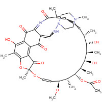 13983-13-6 Rifampicin Quinone chemical structure