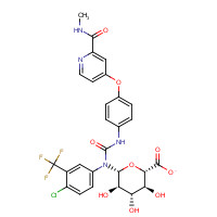 1130164-93-0 Sorafenib b-D-Glucuronide chemical structure