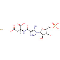 6057-44-9 N-Succinyl-5-aminoimidazole-4-carboxamide Ribose 5'-Phosphate Dibarium Salt chemical structure