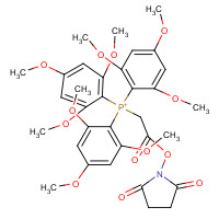 226409-58-1 (N-Succinimidyloxycarbonyl-methyl)tris(2,4,6-trimethoxyphenyl)phosphonium Bromide chemical structure
