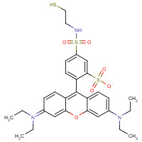 1244034-02-3 Sulfo Rhodamine Amidoethyl Mercaptan chemical structure