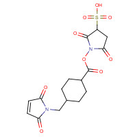 92921-24-9 Sulfo-N-Succinimidyl 4-(Maleimidomethyl)cyclohexane-1-carboxylate, Sodium Salt, 90% chemical structure