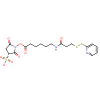 169751-10-4 Sulfo-N-succinimidyl 6-[3-(2-Pyridyldithio)propionamido] Hexanoate, Sodium Salt chemical structure