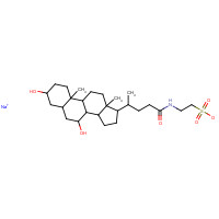 35807-85-3 Tauroursodeoxycholic Acid Sodium Salt (90%) chemical structure