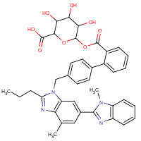 250780-40-6 Telmisartan Acyl-b-D-glucuronide chemical structure