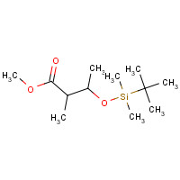 155897-72-6 (R,S)-3-[(Tert-butyldimethylsilyl)oxy]-2-methyl-butanoic Acid Methyl Ester chemical structure