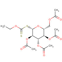 13639-54-8 2,3,4,6-Tetra-O-acetyl-b-D-glucopyranosyl Ethylxanthate chemical structure