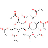 123809-61-0 1,2,4,6-Tetra-O-acetyl-3-O-(2,3,4,6-tetra-O-acetyl-a-D-galactopyranosyl)-D-galactose chemical structure