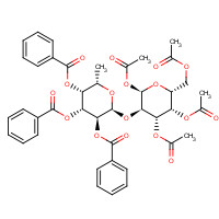 141990-06-9 1,3,4,6-Tetra-O-acetyl-2-(2',3',4'-tri-O-benzoyl-a-L-fucopyranosyl)-galactopyranose chemical structure