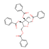 15397-15-6 1,2,3,5-Tetra-O-benzoyl-2-C-methyl-b-D-ribofuranose chemical structure