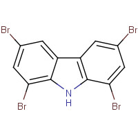 55119-09-0 1,3,6,8-Tetrabromocarbazole chemical structure