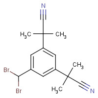1027160-12-8 ?±,?±,?±a€?,?±a€?-Tetramethyl-5-(dibromomethyl)-1,3-benzenediacetonitrile chemical structure