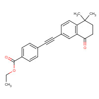 166978-49-0 4-[2-(5,6,7,8-Tetrahydro-5,5-dimethyl-8-oxo-2-naphthalenyl)ethynyl]benzoic Acid Ethyl Ester chemical structure