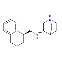 177793-80-5 (3S)-N-[[(1S)-1,2,3,4-Tetrahydro-1-naphthalenyl]methyl]-1-azabicyclo[2.2.2]octan-3-amine chemical structure
