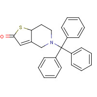 109904-26-9 5,6,7,7a-Tetrahydro-5-(triphenylmethyl)thieno[3,2-c]pyridinone chemical structure