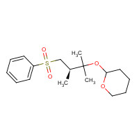 93748-47-1 Tetrahydro-2-[(2R)-1,1,2-trimethyl-3-(phenylsulfonyl)propoxy]-2H-pyran-d6 chemical structure