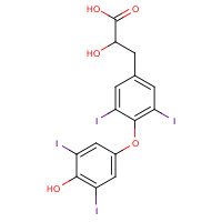 7069-47-8 3,5,3',5'-Tetraiodo Thyrolactic Acid chemical structure