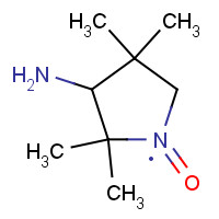 34272-83-8 2,2,5,5-Tetramethyl-3-amino-pyrrolidine-1-oxyl Free Radical chemical structure