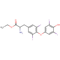 76353-71-4 Thyroxine Ethyl Ester chemical structure