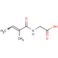 35842-45-6 Tiglyl Glycine chemical structure