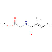 55649-53-1 Tiglyl Glycine Methyl Ester chemical structure