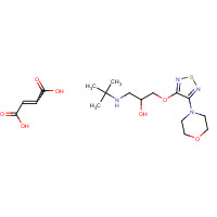 57073-55-9 rac Timolol Maleate chemical structure