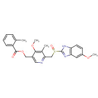 120003-79-4 o-Toluoyl-5-hydroxy Omeprazole chemical structure