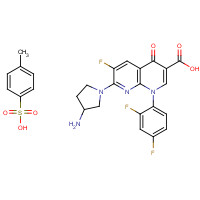 115964-29-9 Tosufloxacin Toluenesulfonate Hydrate chemical structure